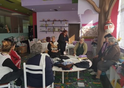 22 Φεβρουαρίου 2017. Τακτοποίηση βοηθειών από τις γλυκύτατες κυρίες από τη Γοραντζή