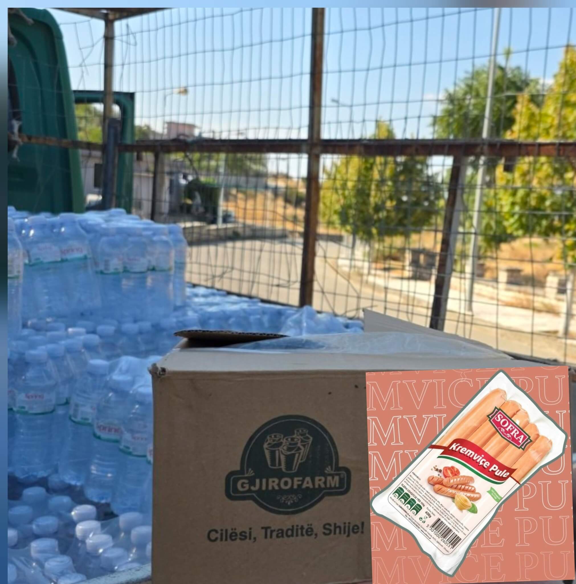 Στήριξη πυροσβεστών που παλεύουν με τις πυρκαγιές στη Δρόπολη